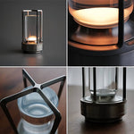 Elegante Wireless Tischlampe aus Kristallglas mit Touch-Steuerung