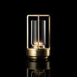 Elegante Wireless Tischlampe aus Kristallglas mit Touch-Steuerung