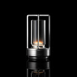 Elegante Wireless Tischlampe aus Kristallglas mit Touch-Steuerung