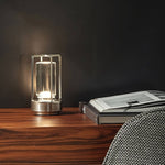 Elegante Wireless Tischlampe aus Kristallglas mit Touch-Steuerung