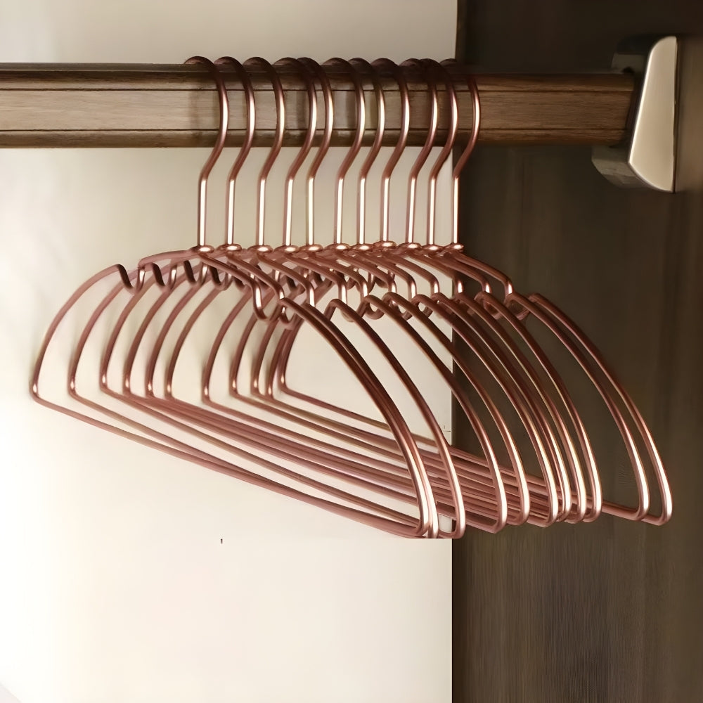Elegante Metall-Kleiderbügel im 5er Set für Ordnung