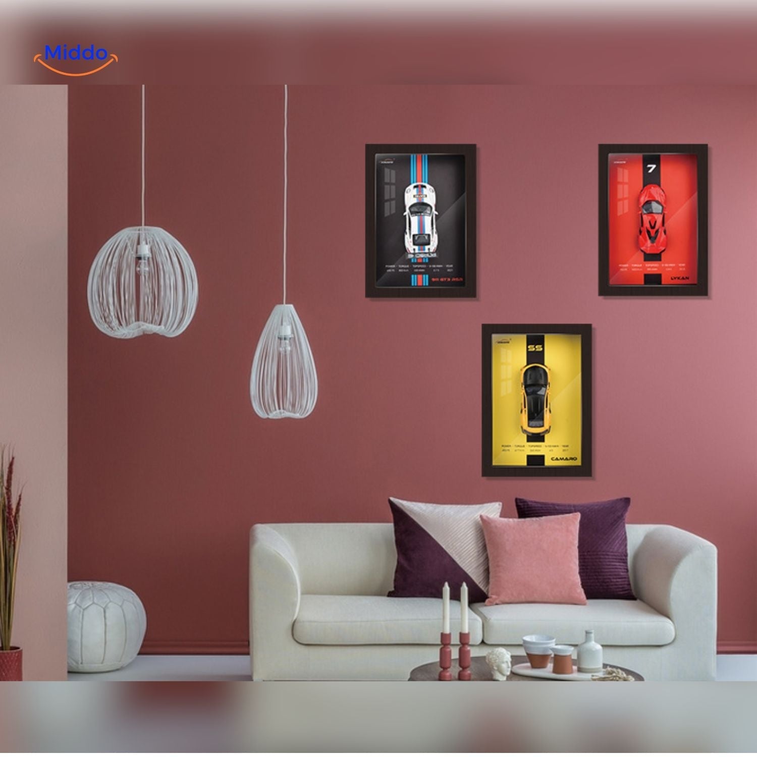 Stylische 3D Wandkunst | Faszination Auto für Ihr Zuhause
