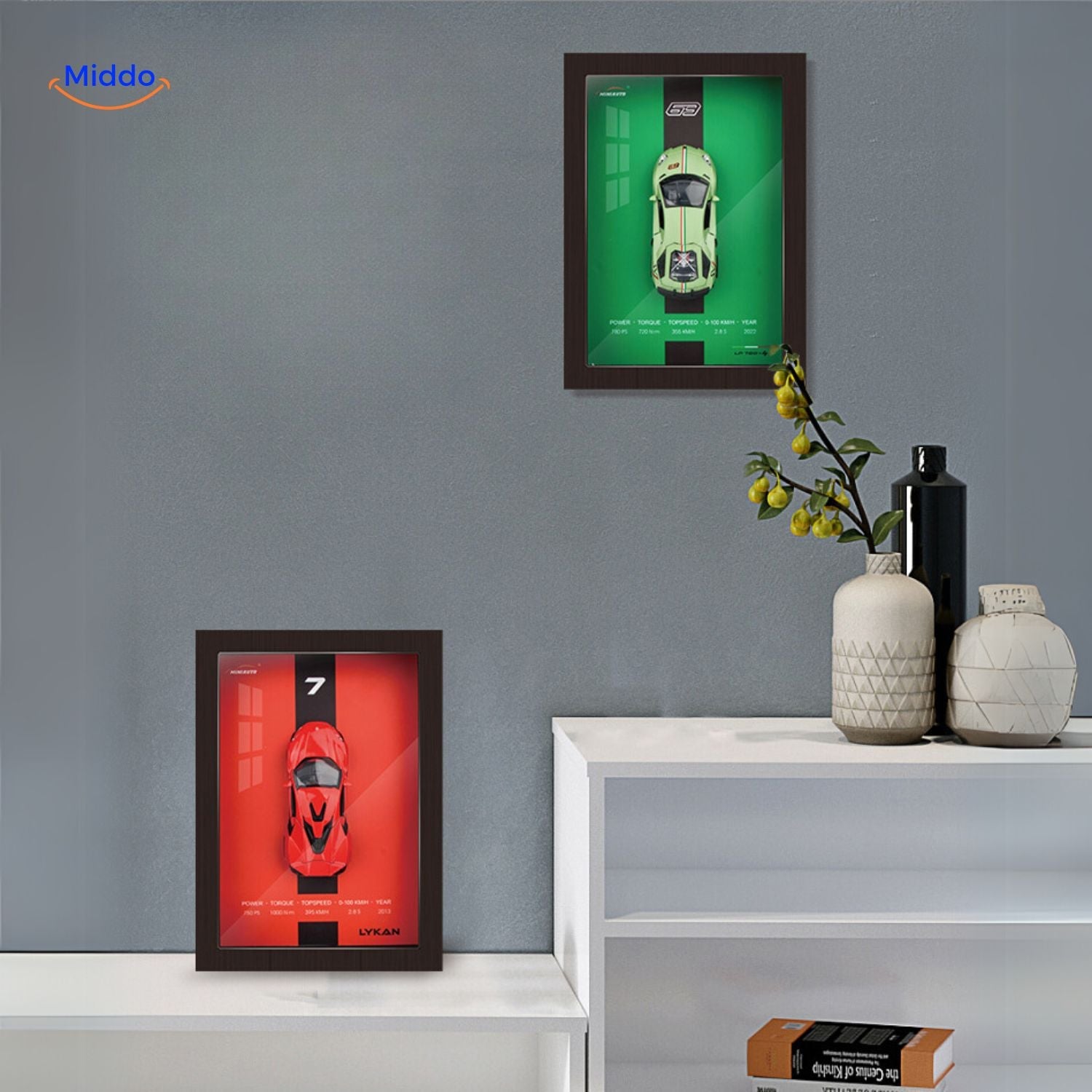 Stylische 3D Wandkunst | Faszination Auto für Ihr Zuhause