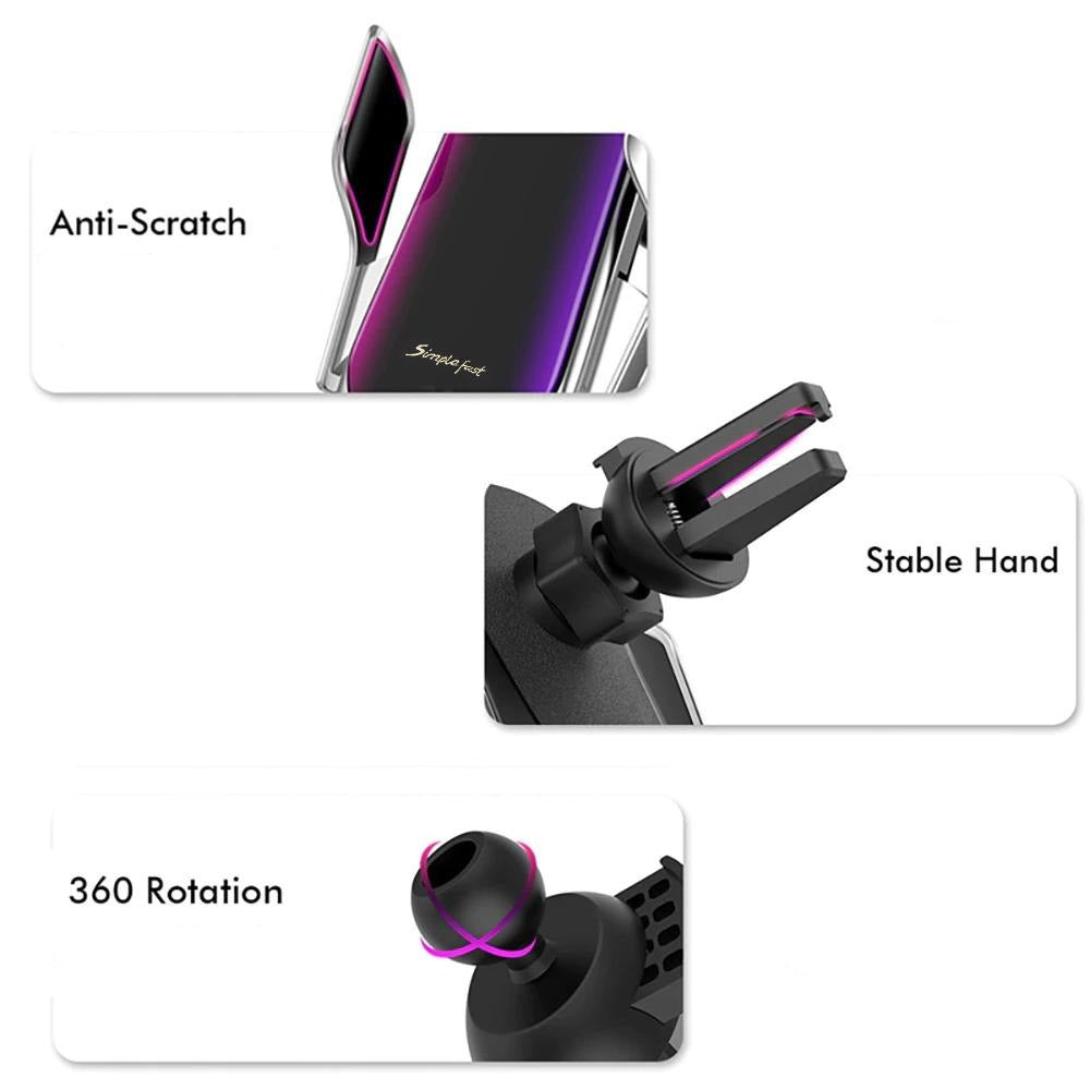 Automatic Smartphone Holder with Charging Function