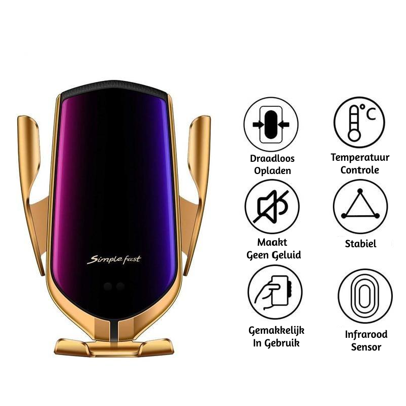Automatic Smartphone Holder with Charging Function