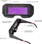 Automatic darkening welding goggles