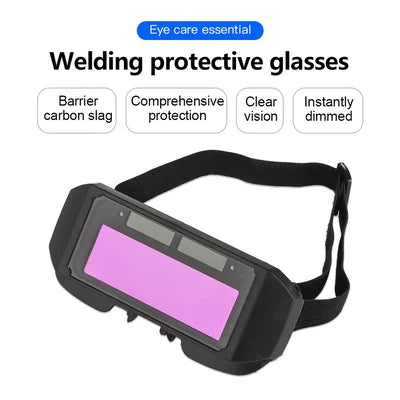 Automatic darkening welding goggles
