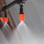 Automatic irrigation system with mist cooling