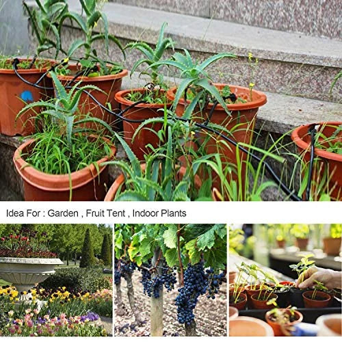 Automatic irrigation system with mist cooling