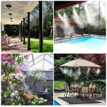 Automatic irrigation system with mist cooling