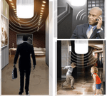 Smart LED lamp with motion sensor