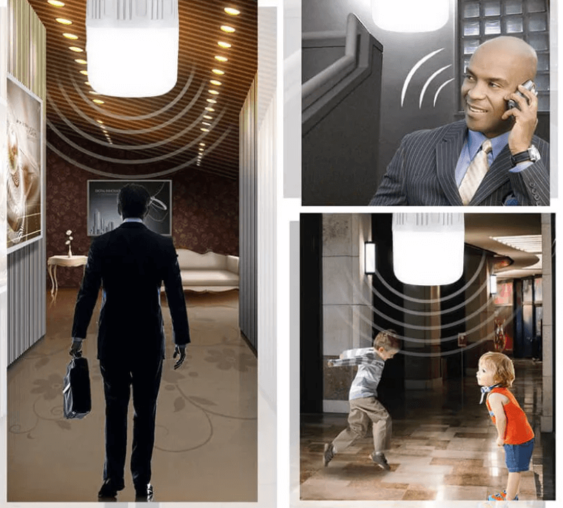 Smart LED lamp with motion sensor