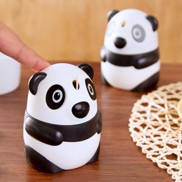 Automatischer Zahnstocher-Spender im Panda-Design