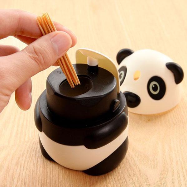 Panda Zahnstocher-Spender mit automatischer Ausgabe