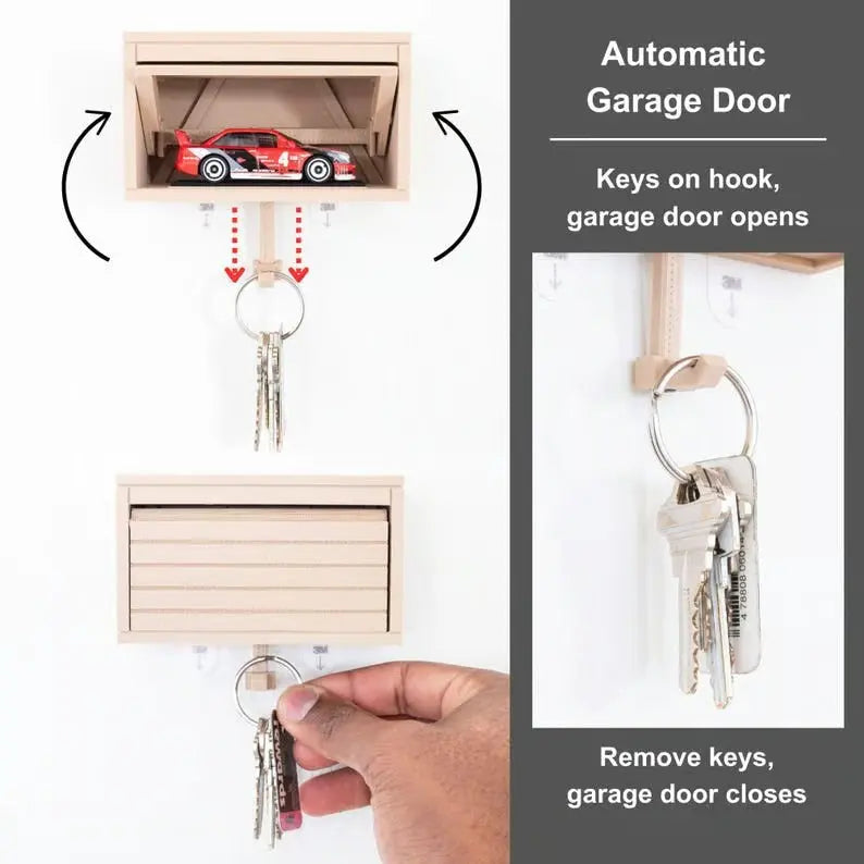 Garage-Style Key Holder – Creative and Practical Storage
