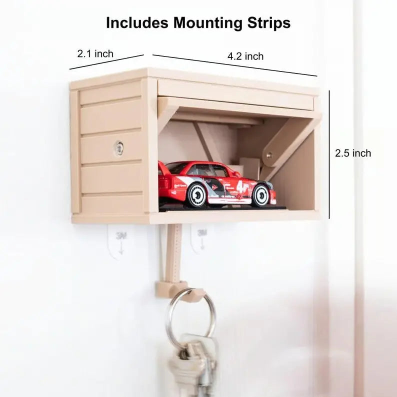 Garage-Style Key Holder – Creative and Practical Storage