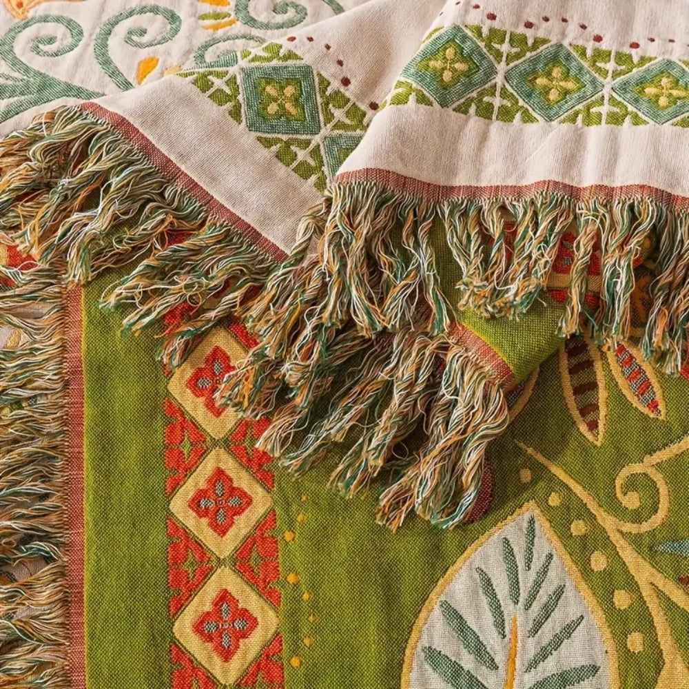 Reversible Blanket in Boho Design for Any Occasion