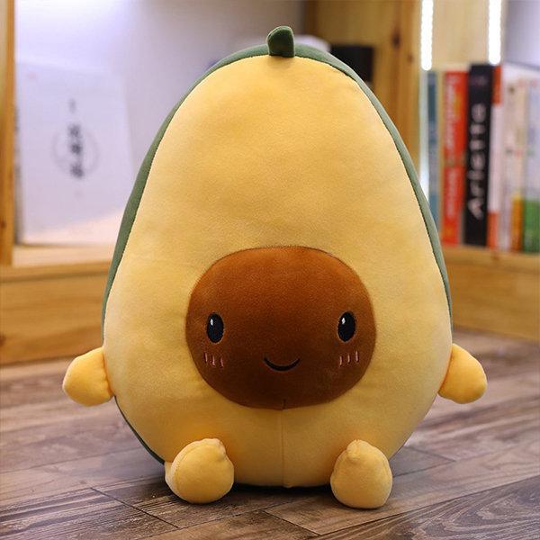 Avocado-Shaped Cuddly Pillow | Fruity Relaxation