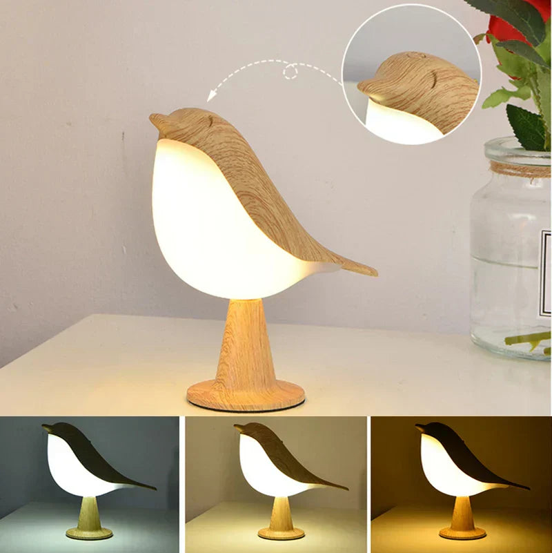 B-Light – Anmutige und Dimmbare Nachttischlampe mit Touchsteuerung