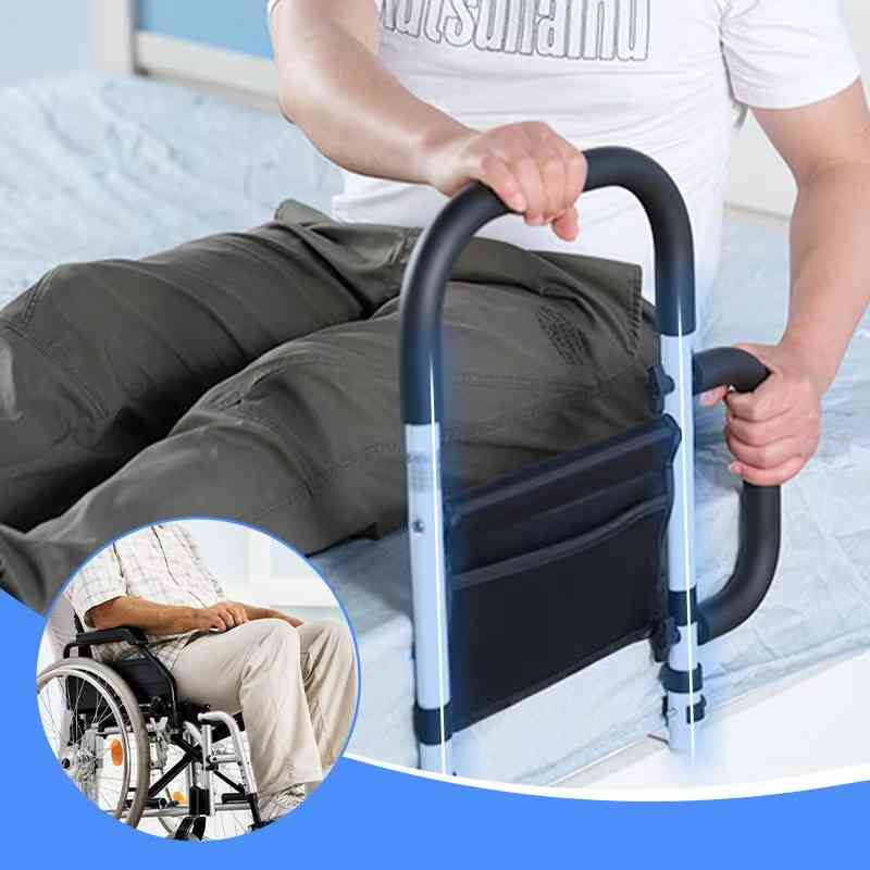 Adjustable Bedside Supports for Seniors with Non-Slip and Storage