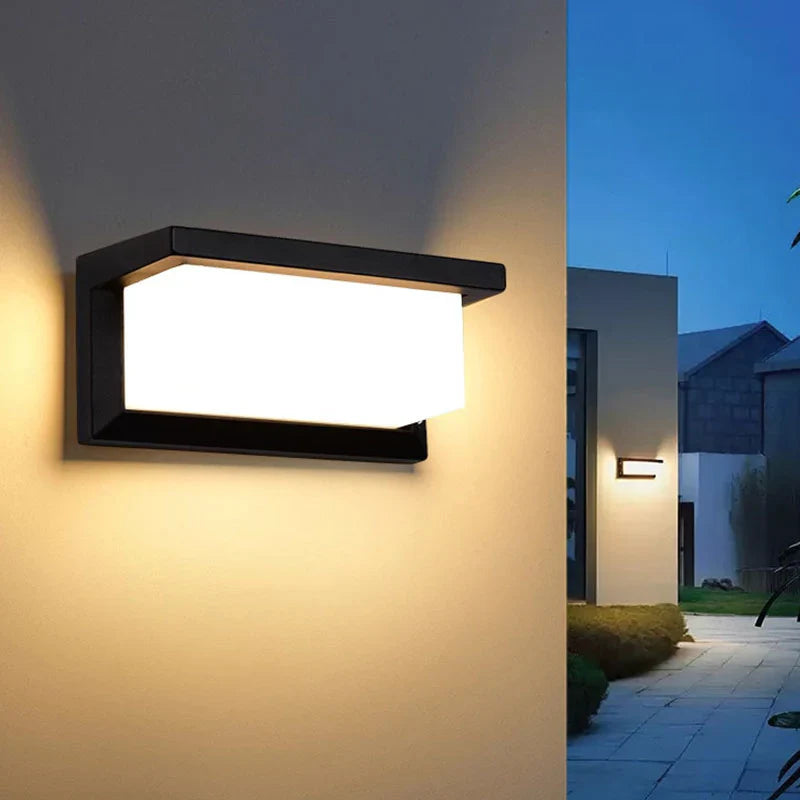 Wetterfeste LED-Wandleuchte mit Bewegungsmelder – 20W