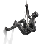 Climbing Figures Wall Decoration – Inspiring Wall Art Made of Resin and Iron