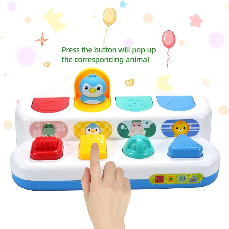 Knopfspielzeug für Babys - Drücken und Drehen für Spaß
