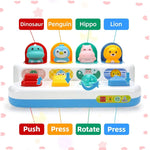 Knopfspielzeug für Babys - Drücken und Drehen für Spaß