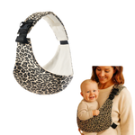 Comfortable baby carrier with adjustable shoulder strap