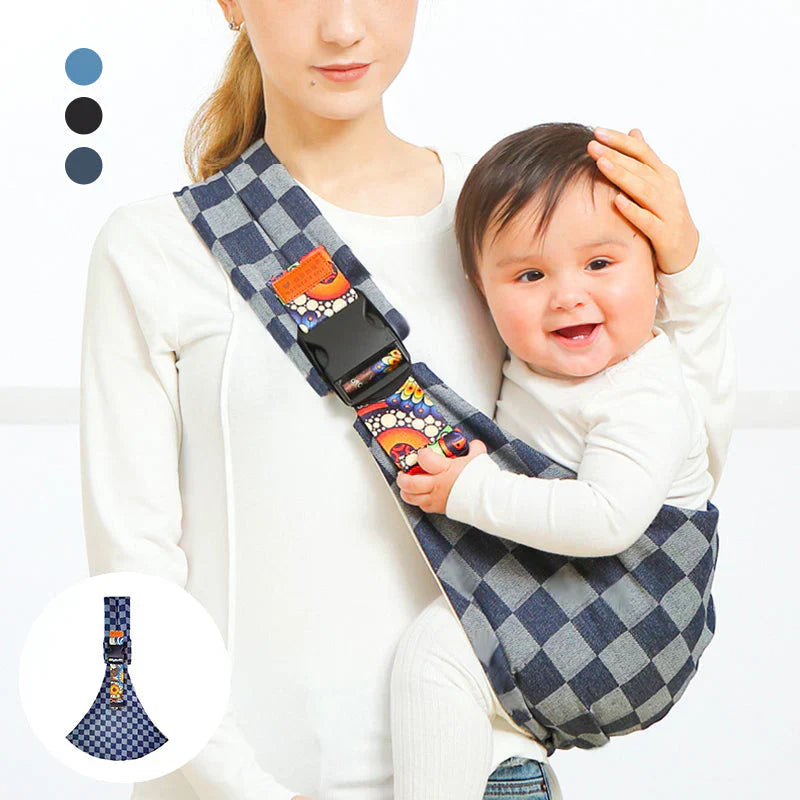 Comfortable baby carrier with adjustable shoulder strap
