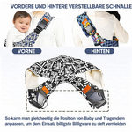 Comfortable baby carrier with adjustable shoulder strap