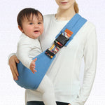 Comfortable baby carrier with adjustable shoulder strap