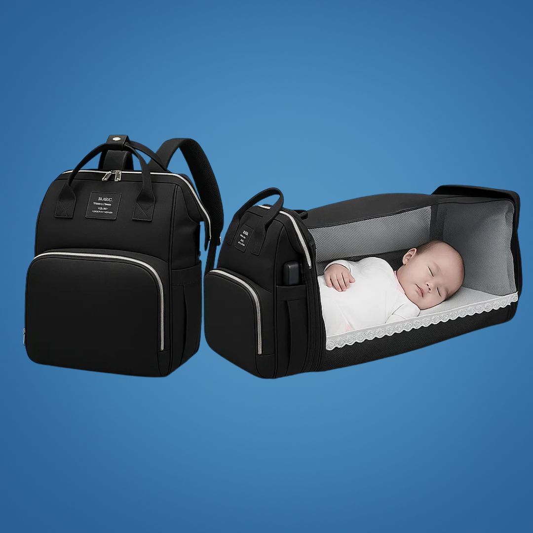 ReiseNest | Faltbares Babybett mit USB-Ladefunktion – Wasserdicht