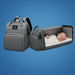 Faltbares Reisebett für Babys – Wasserfestes Design – USB-Ladeanschluss