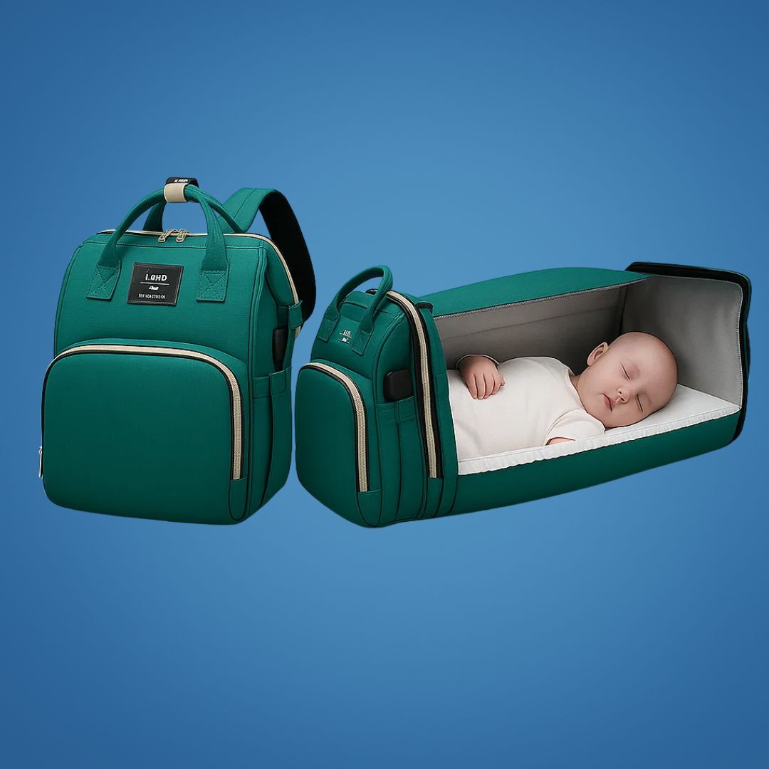 ReiseNest | Faltbares Babybett mit USB-Ladefunktion – Wasserdicht