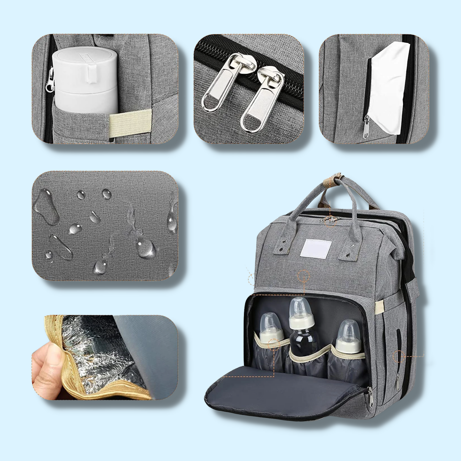 BabyWik – Tragbare Wiege mit Hohem Stauraum
