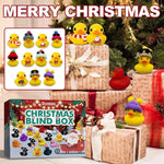 Weihnachtlicher Badeente Adventskalender 2024 mit 24 Überraschungen