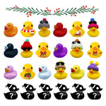 Weihnachtlicher Badeente Adventskalender 2024 mit 24 Überraschungen