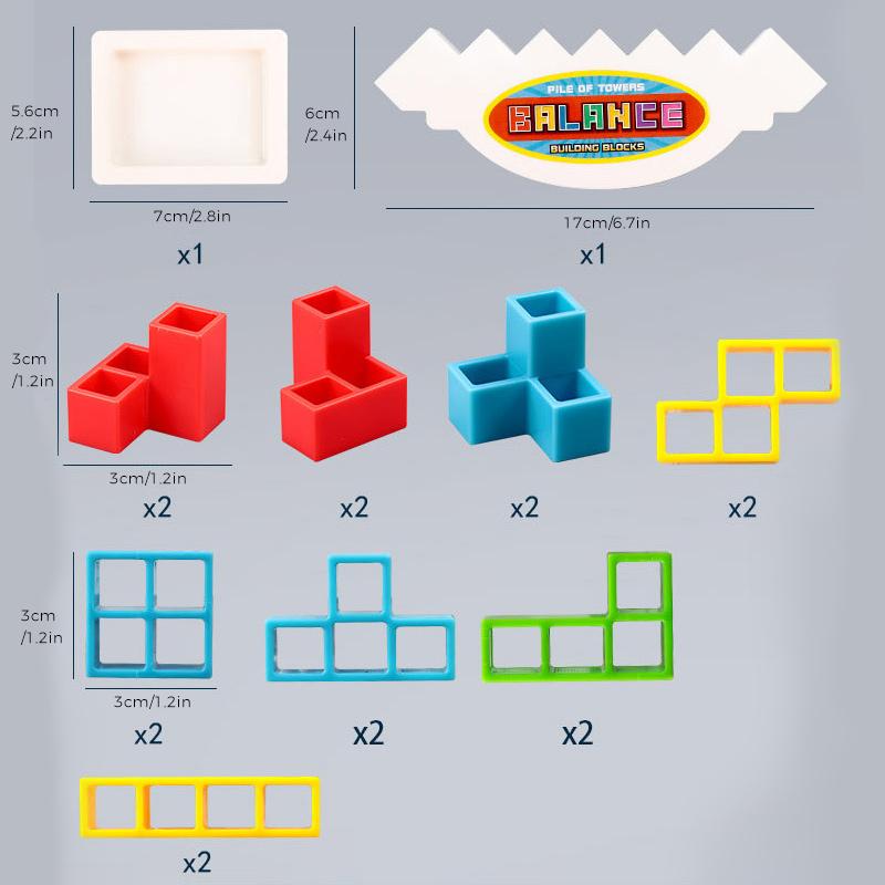 Tetris Turmbau – Das Balance-Spiel für Geschicklichkeit und Spaß