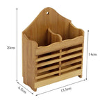 Bamboo Cutlery Holder