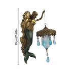 Elegant Baroque Mermaid Wall Lamp – Artistic Maritime Lighting