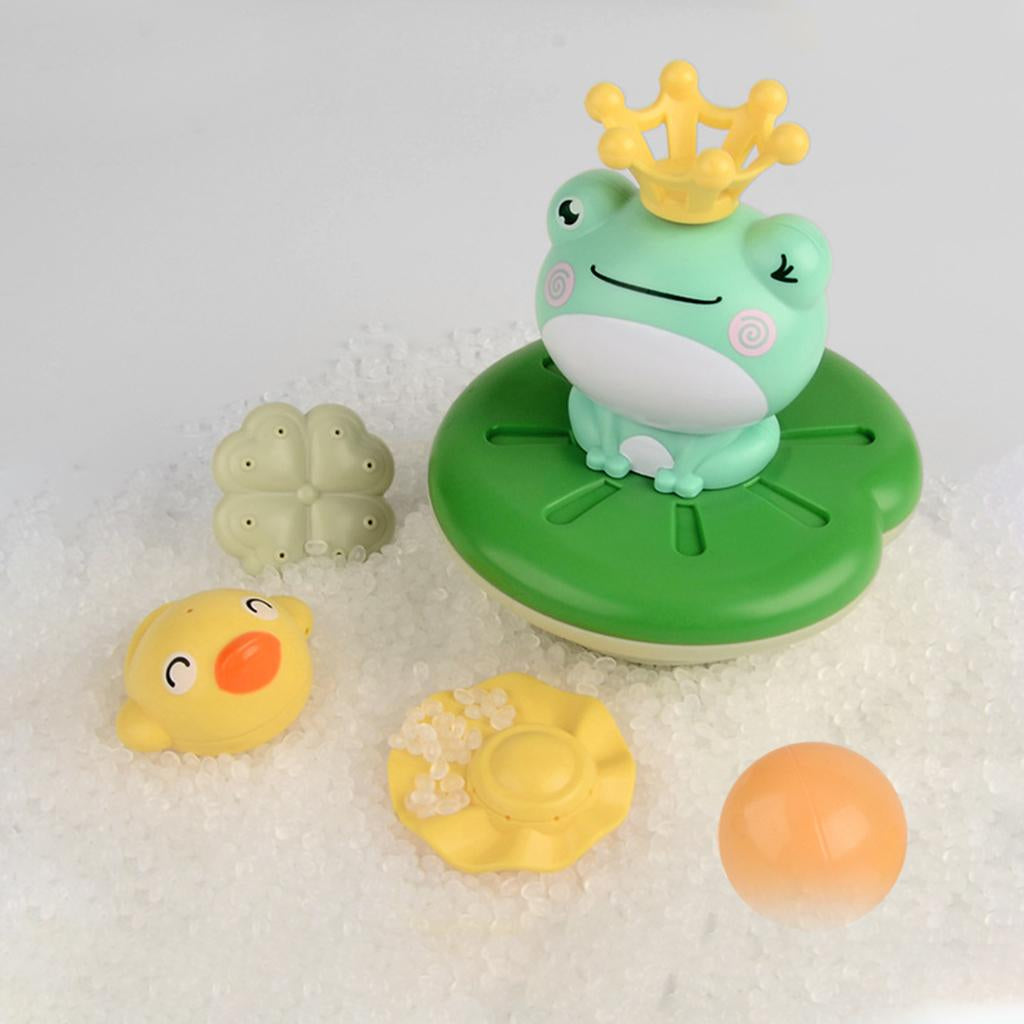 Badespaß mit Freunden - Froschbrunnen Spielzeug für die Badewanne