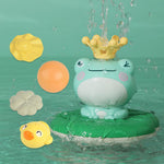 Badespaß mit Freunden - Froschbrunnen Spielzeug für die Badewanne