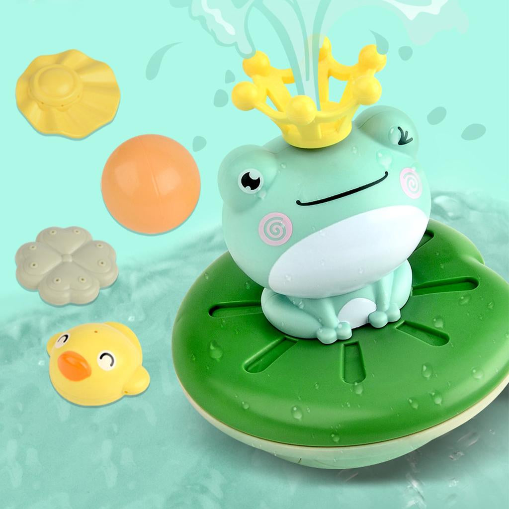 Badespaß mit Freunden - Froschbrunnen Spielzeug für die Badewanne