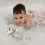 Spaßige Badewannenfreunde - Otterfamilie für die Badewanne