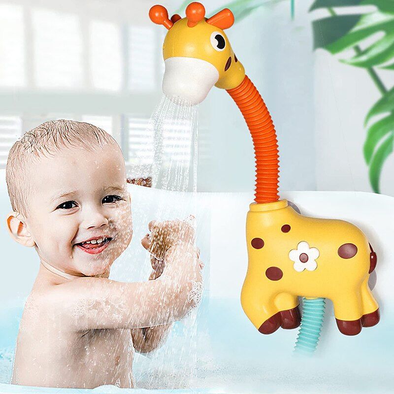 Fröhlicher Badefreund: Die Giraffe für spritzigen Badespaß