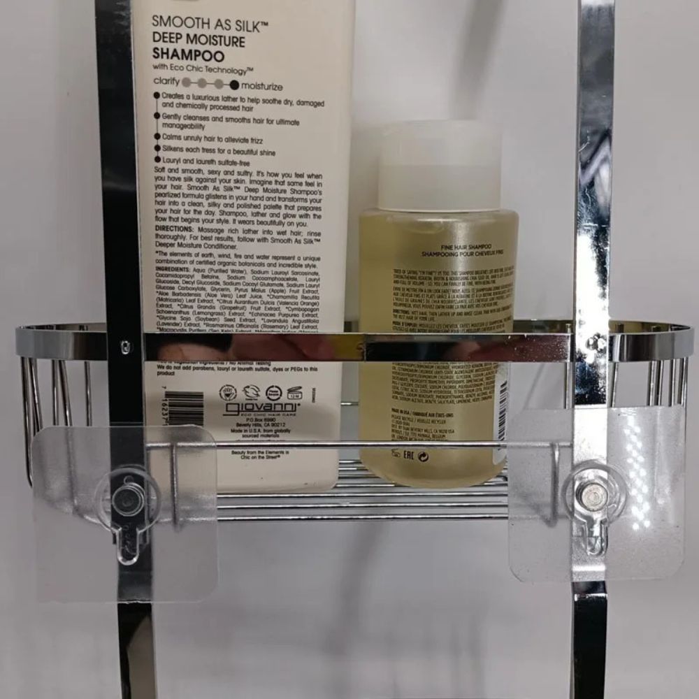 Practical three-tier shower organizer