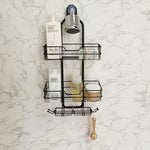 Practical three-tier shower organizer