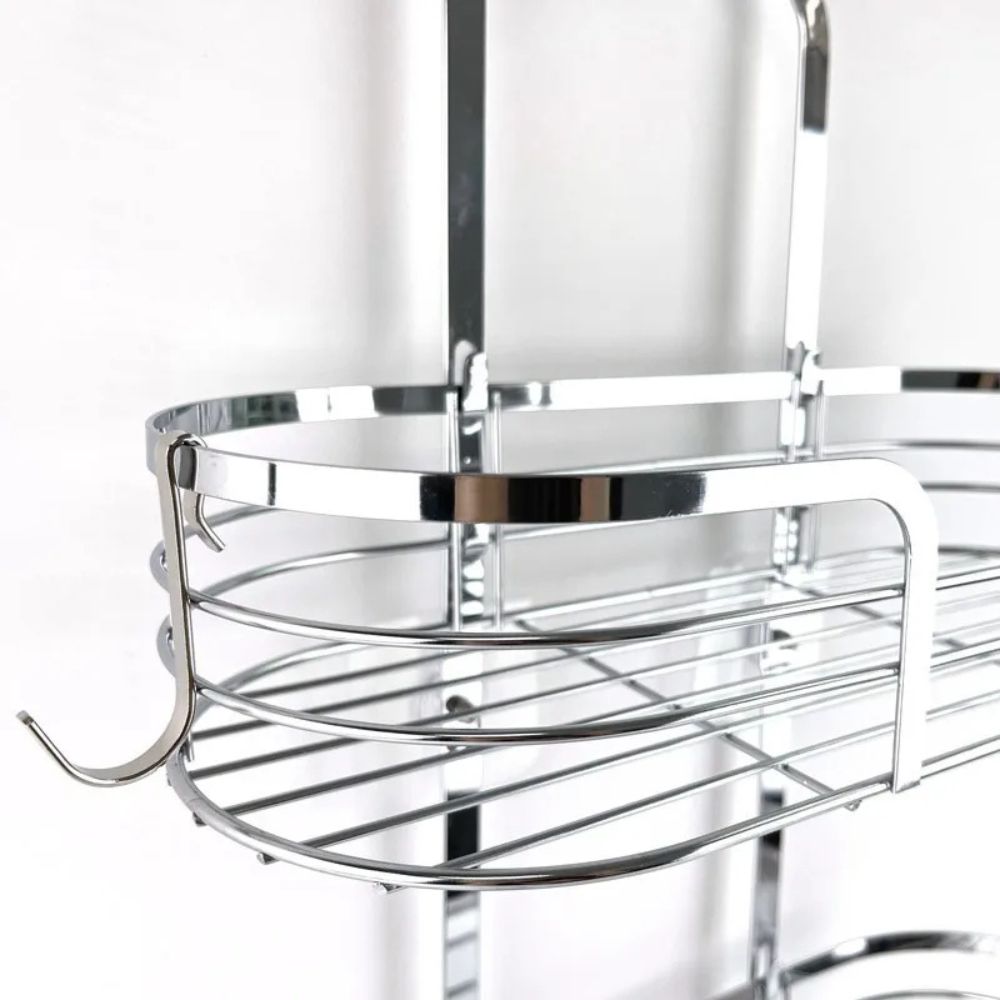 Practical three-tier shower organizer