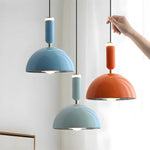 Stylish LED Pendant Light – Foutz Colored Acrylic and Aluminum Luminaire for Your Rooms
